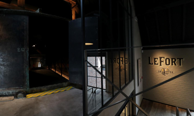 Binnen in Brouwerij OMER Vanderghinste